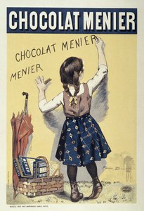 Plakat reklame Chocolat Menier, 1893